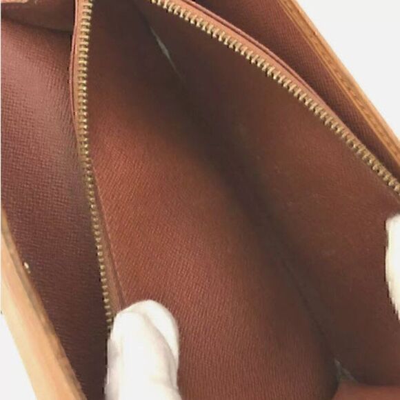 Louis Vuitton Epi Porte Feuille Sarah Leather Long Bifold Wallet Brown/2BA4653 - Picture 7 of 8